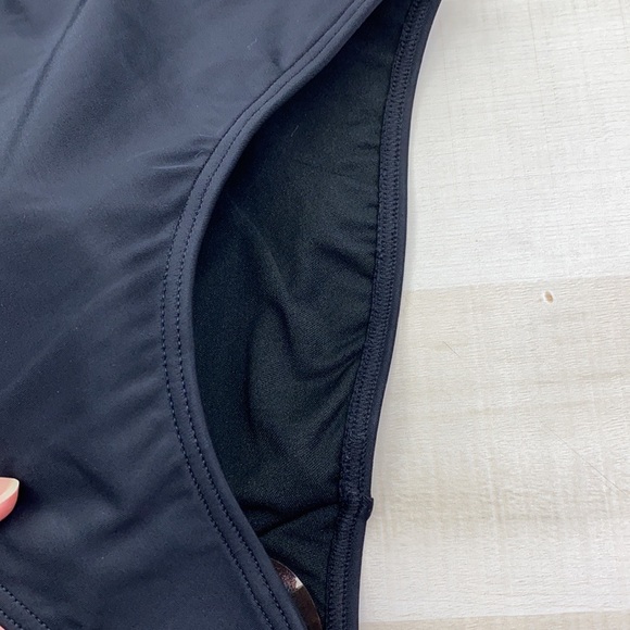 TED BAKER POINTELLE DEEP V SWIMSUIT Black NWT - Picture 4 of 11